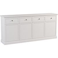 AX LIVING Große Kommode Levantos K4T4S – 193 cm, Weiß Opal