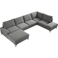 Sofá rinconero ComfiDream Lyrana III, Izquierda, Función de descanso, Almacenaje, 367x214x91cm, 0