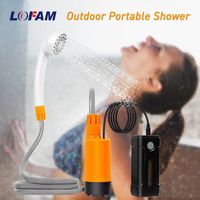 Camping tools Outdoor Shower Rechargeable Electric Outdoor Waterproof,