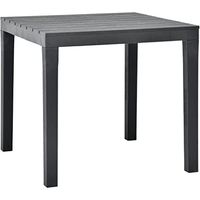 Gartentisch - Anthrazit 78x78x72h cm