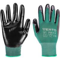 Guantes de jardinería recubiertos de nitrilo, talla 9".