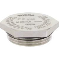 Wiska 10065332 EX-EMVS 16 Vis de fermeture résistant aux chocs, protégé contre les explosions M16 métal naturel 10 pc(s