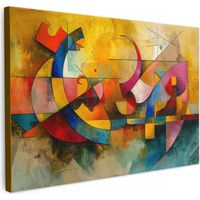 TABLEAU SUR TOILE Art - Abstrait - Moderne Toile Peinture Grand Format XXL 150x100 cm