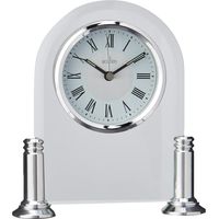 Acctim 36427 Bewdley, Orologio da Tavolo, Colore Argento/Bianco
