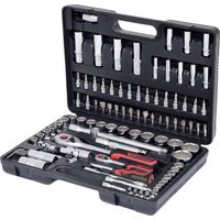 Kstools – Coffret cliquet et douilles 94 pièces – Acier chrome vanadium – Fonction de déclenchement rapide – Angle d'inclinaison 8°