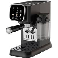 arzum OK0032-0500 Machine à expresso chrome avec réservoir de lait, avec embout de mousseur à lait Y193453