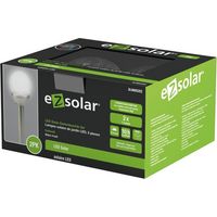 Bornes Solaires Multicolores Pack De 2 Blanc Froid 2 Lumens - Ezsolar