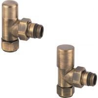 Ventil- und Rücklaufschutz-Set, für bronzefarbene Heizkörper Arteclima KITVAL1BR