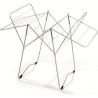 Etendoir à poser 16m en acier plastifié blanc – Dimensions 120 x 65 x 95 cm – Capacité d'étendage 16 m – Tube d. 16 mm – Faverge