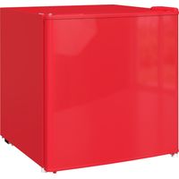 Congélateur de table d’une capacité de 35 litres, petit congélateur avec porte réversible, rouge