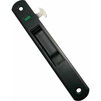 Serrure pour porte coulissante. Serrure encastrée pour porte coulissante. Porte coulissante en verre