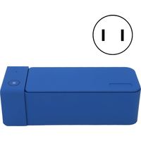 Nettoyeur à ultrasons MK186 bleu, 600ml 50kHz, cuve de nettoyage ultra-sonique, prise US AC110V
