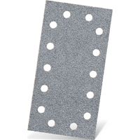 MENZER Platinum Klett-Schleifblätter, 230 x 115 mm, 14-Loch, f. Schwingschleifer, Halbedelkorund (50 Stk.) K320