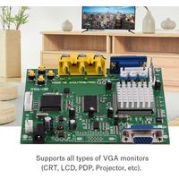 Carte adaptatrice de conversion vidéo HD CGA/EGA/YUV/RGB vers VGA pour jeux d'arcade et moniteurs CRT, LCD et PDP