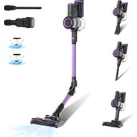 Stanew – Aspirateur balai sans fil 33Kpa 320W – Moteur sans balai – Autonomie 40 min – Système de filtration HEPA – Accessoire pliable