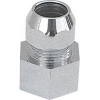 RACCORD MF AVEC ÉCROU CONIQUE CHROMÉ Dimensions : 3/8 x 3/8 Diam. 12
