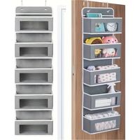 Organiseur de rangement suspendu à 5 niveaux pour porte — Poche de rangement murale en maille