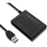 Carcasa Qoltec para HDD/SSD de 2,5" SATA3 USB 3.0 Negra