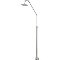 IMEX Ducha para Piscinas en Acero Inoxidable 316 Color Acero con Difusor Orientable y Sistema Anticalcare Modelo Alaska