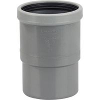 Wavin D125 L193 manicotto di dilatazione PVC grigio