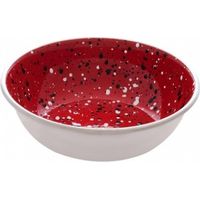 Dogit Comedero Aceroinox, Red Speckle, 350 ml