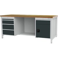 Bedrunka+Hirth Kastenwerkbank Breite 2.000 mm R 18-24 5x Schublade 2x Flügeltüre BxTxH 2.000x750x859 mm - 03.19.37VZ