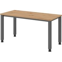 bümö Schreibtisch Serie-Q (Mini) Rechteck: 140 x 67,2 cm