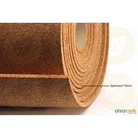rouleau isolant souple en liège standard, ép. 10mm - 10m x 1m