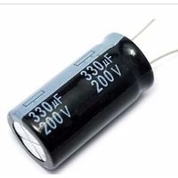 330uF 200Vdc Radial-Elektrolytkondensator 18x40mm Radial