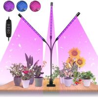 ALOVZE Lampe Horticole 30W Tasmor Lampe Plante Intérieur 60 LEDs à 360° Lampes de Croissance Horticoles avec Chronométrage LED Horticole