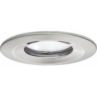Spot LED encastrable pour salle de bains Paulmann 93882 N/A 6 W Coin Slim fer (brossé) S279741