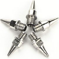 5pcs Buse Aérographe 0.3mm, Pièce de Rechange pour Pistolet à Peinture Gravité, Accessoires Machine à Peindre