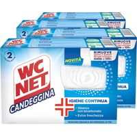 SET 4 WC NET IN CONFEZIONE DA 2 PZ TAVOLETTE IGIENIZZANTI CON CANDEGGINA