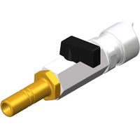 Vanne d’arrêt Whale avec potence de 12 mm pour camping-car, camping-car et vanlife