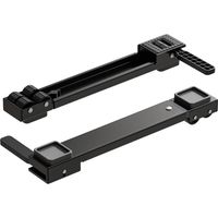 Noir 2 pièces Base de Machine à Laver réglable,50cm 81cm support frigo,Socle pour machines à laver, sèche linge et réfrigérateurs.Protège les sols,Net