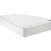 Ensemble 140 x 190 cm sommier coffre blanc + matelas mousse ép.15cm - DANAE II de YSMÉE
