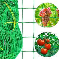 CCYKXA Stabiles Rankgitter für Gurken, Tomaten und Kletterpflanzen, verstärkter Gartenzaun mit 10 cm Maschenweite, Stützkonstruktion für Gewächshaus, Garten und Terrasse (1,8 x 5 m)