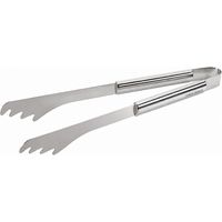 Kurze Edelstahlzange für Plancha.