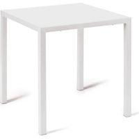 Vermobil Tavolo Quadris Metallo Quadrato 70 x 70 Cm H 75 Cm Bianco