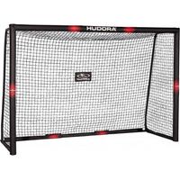 Hudora Pro Tect 240 Fußballtor Schwarz Neonrot