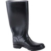 Bottes en PVC Daisy Genou 39 Noir Femme