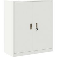 Armoire De Chambre - Armoire de rangement Blanc 90 x 40 x 105 cm Acier fr7343 - Maison La Vie