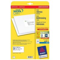Avery J8159-25 etichetta per corrispondenza Bianco