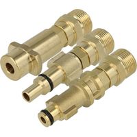 vhbw 3x Adaptateur en kit vers filetage M22 compatible avec Lavor Galaxy 140, 160, 150 nettoyeur haute-pression - Raccord rapide