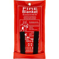 Couverture Anti-feu pour la Maison et la Cuisine, Couverture Anti-feu en Fibre de Verre d'urgence pour Les Personnes, Protection Ignifuge et Isolation Thermique (120 x 120 cm)