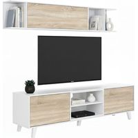 Mobile porta TV basso dal design minimalista in stile