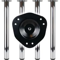 BMB Tischbein-Set VA-Eff.60mm H.710mm i6-KT.Befestigung - 312 109807