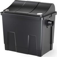 SunSun CBF-200A et Unité UV - 400 × 275 × 400 mm - Filtre biologique Système de filtration à 1 Chambre - pour 6000 l/h / capacité étang max. 8000 l - avec Média filtration - Stérilisation
