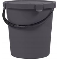 seau plast-team berry 5l avec couvercle clic sécurisé