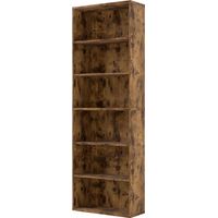 Levede 6 Tier Book Shelf Storage Shelves Bookcase Display Unit Organizer Cabinet